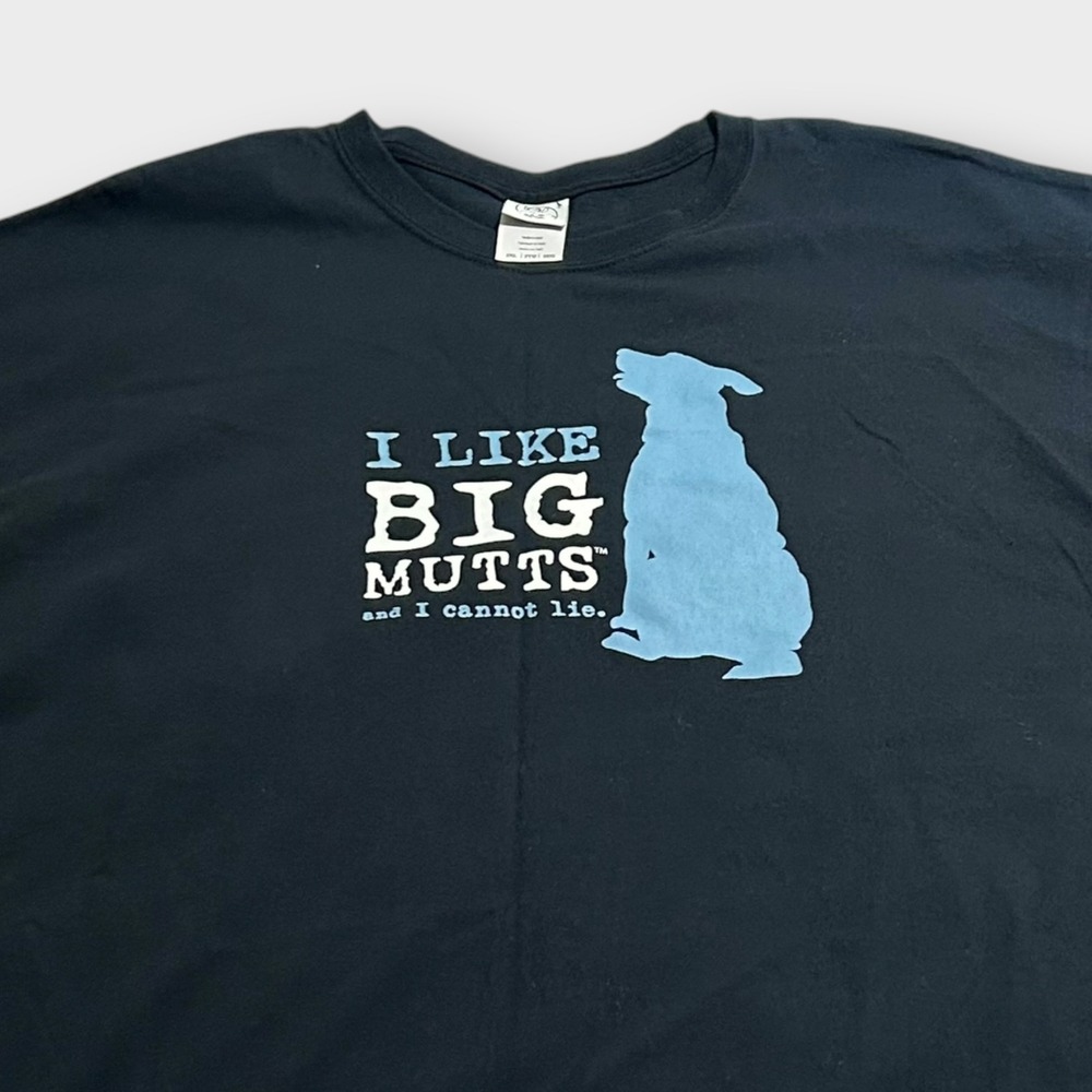 Dog is Good I Like Big Mutts Graphic Novelty T-Shirt Black Mens 2XL